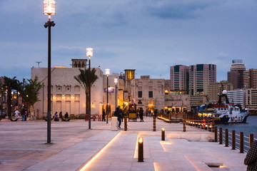 DUBAI, UNITED ARAB EMIRATES - JANUARY 30, 2018: Al Fahidi Histor