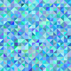 Abstract background of triangles blue green scale