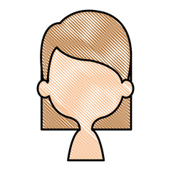 cute and little girl shirtless vector illustration design