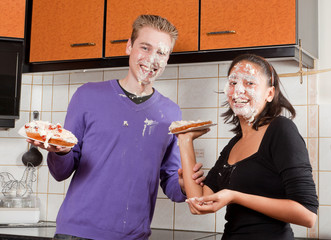 After the pie fight © Anneke