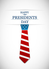 Happy Presidents Day. Greeting card, poster and banner. Vector Illustration