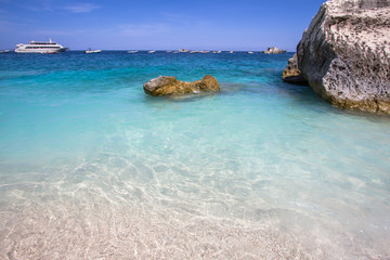 Fototapeta premium Cala Mariolu beach on the Sardinia island, Italy