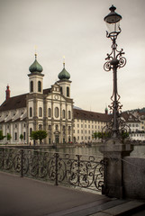 Obraz premium Jesuit Church, Lucerne, Switzerland