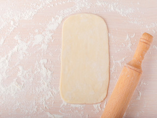 Puff pastry dough.