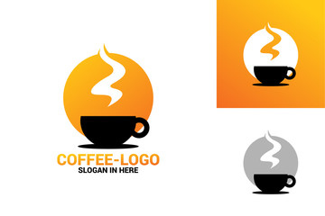 Coffee Logo Template Design Vector, Emblem, Design Concept, Creative Symbol, Icon