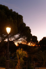 Sunset in Madrid