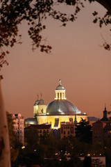 Fototapeta na wymiar Sunset in Madrid