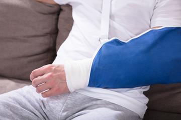 Fractured Man's Hand