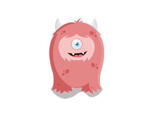 Monster logo, vector