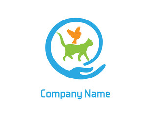 Pets care logo