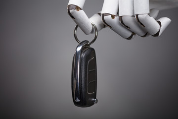 Robot Holding Car Key