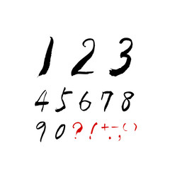 벡터 문자 / 손으로 쓴 글씨체