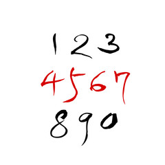 벡터 문자 / 손으로 쓴 글씨체