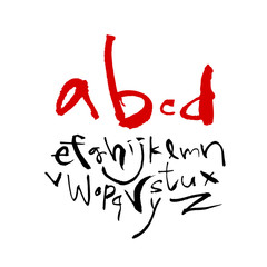 벡터 문자 / 손으로 쓴 글씨체