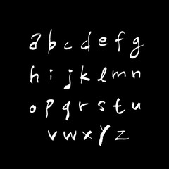 벡터 문자 / 손으로 쓴 글씨체