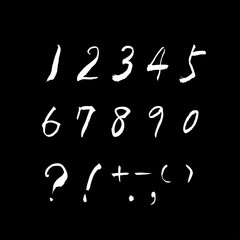 벡터 문자 / 손으로 쓴 글씨체