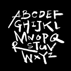 벡터 문자 / 손으로 쓴 글씨체