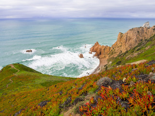Praia da Ursa (Ursa Beach) in Sintra near Lisbon in Portugal
