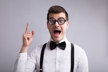 Excited Man Having An Idea