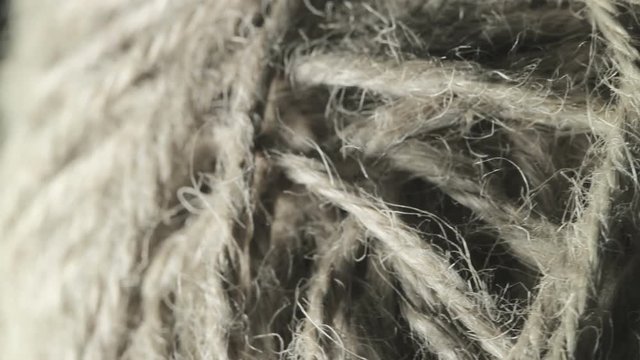 Crushed flax closeup. Organic fibers, promising meterial for spacesuits.