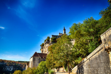 Obraz premium Castle of Rocamadour, France