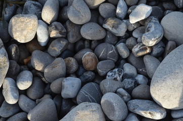 stones on the beach