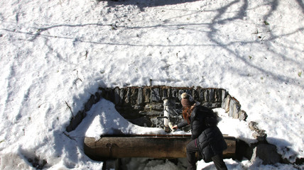 Snow, Alps, Switzerland. Nieve en los Alpes, Suiza