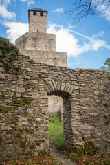 Fototapeta na wymiar Stone Wall Entrance to the Grimburg