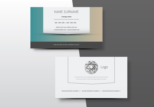 Simple Business Card Layouts 3
