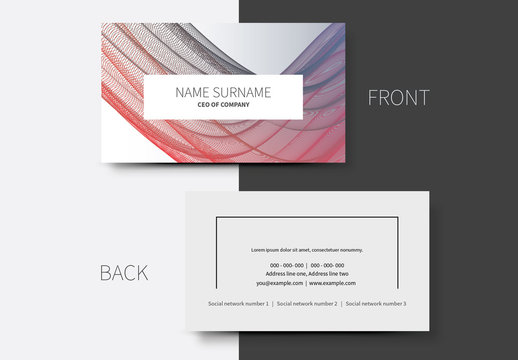 Simple Business Card Layouts 8
