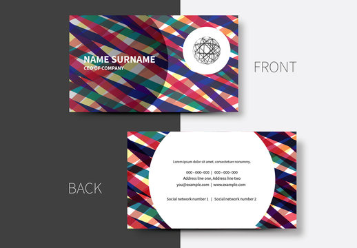 Simple Business Card Layouts 9