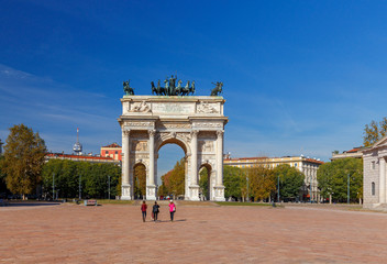 Milan. Triumphal Arch.