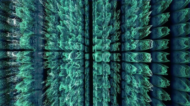 Multidimensional reality. Visualization of flow data within the multidimensional world.