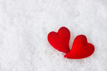 Fototapeta premium Greeting card for Valentine's Day