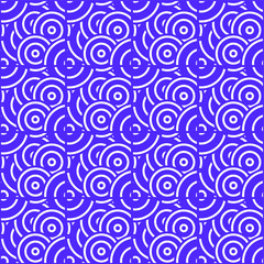 Abstract Square-Circle Pattern Seamless