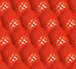 Illustration of strawberries. Seamless pattern.