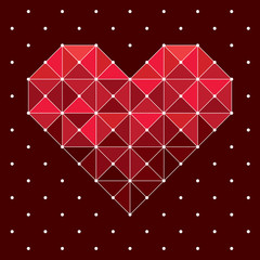 Heart Triangle geometric