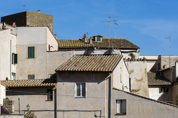 Fototapeta na wymiar tuscania houses
