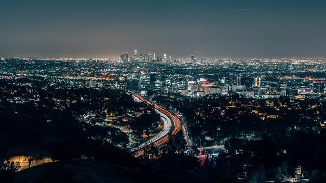 Los Angeles Skyline Wide 