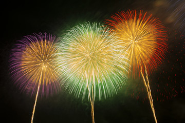 Fireworks over the Sea at the Kashiwazaki Festival