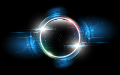 Abstract technology background Hi-tech communication concept innovation background vector illustration