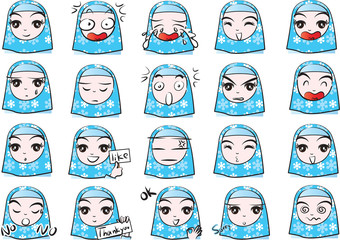 girl in the scarf set