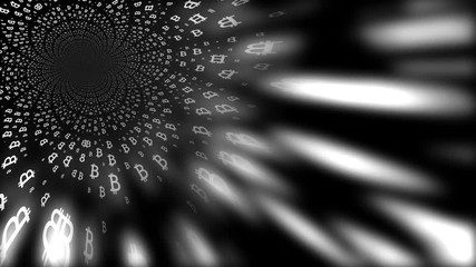 The flow of bitcoins. The life cycle is crypto-currency. The black hole is crypto currency.
Infinite tunnel. - Powered by Adobe