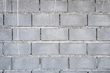 Concrete brick block wall background texture