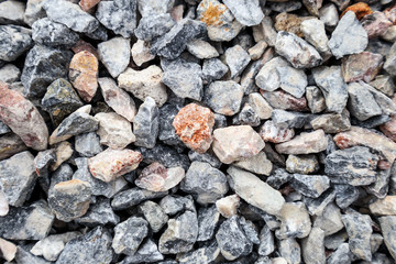 stone texture background at construction site