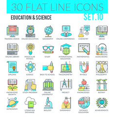 Education & Science Icons