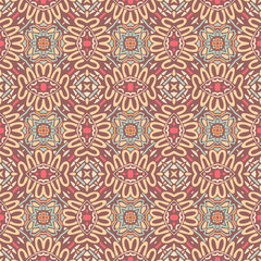 Abstract seamless ornamental vector pattern