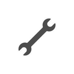 Wrench icon. Spanner symbol. Vector.