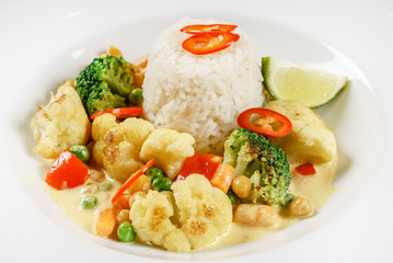 rice with vegetables
