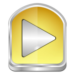 Play Button - 3D illustration